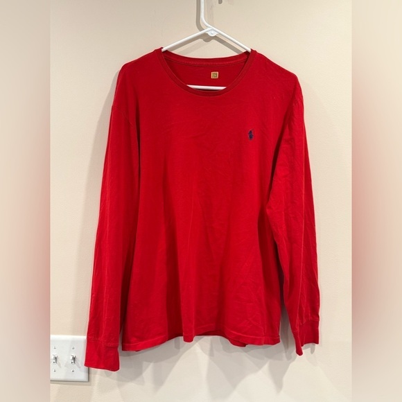 Polo Ralph Lauren Other - 🔥Polo Ralph Lauren Red Long Sleeve Shirt with Logo🔥